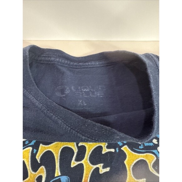 Liquid Blue Grateful Dead Summer Tour 85 T Shirt L Vintage Band Tee Skeleton - Picture 3 of 4